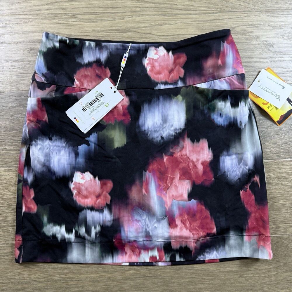 Swing Control Skort Women 8 Flower Flow Golf Vibrant Abstract Art Country Club